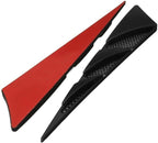 2Pcs Universal Black Cars Auto Vehicle Tuning Air Flow Intake Scoop Bonnet Vent Cover Hood Trim Decoration Exterior Accessories