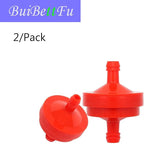 298090 394358 Lawn Mower 1/4" Inline Gas Fuel Filter for B & S BS 394358S 5098K AM38708 7-6572 1/4" Inline Gas 75 Micron Assembly (2/Pack)