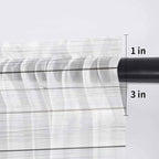 Welcome Sheer Valance Curtains, Summer Car with Cactus Succulents Grey Wood Grain Light Filtering Kitchen Valances Rod Pocket Voile Curtain Window Treatment for Bedroom/Living Room/Basement 54Wx18L