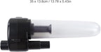 Vacuum Cleaner Dust Collector Filter, ABS Material with 2pcs Connectors for 32mm and 34.5mm Hoses - Motor Protection, Reusable Water - Washable, Durable and Lightweight