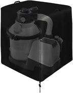 Cover for Pool Pump Filter Sand Cylinder Sunscreen Anti-UV Ground Enclosure Catcher for Swimming Shed Deck Pond(25x24x28 inch)