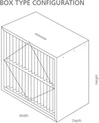 RIGID-PACK 20x20x12 Rigid Box Air Filter – MERV 13/85% ASHRAE HVAC Filter – Radial V-Pleat, Metal Frame, Single Header – High-Efficiency Replacement for Commercial & Industrial Systems