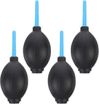 DECHOUS 4pcs Camera Dust Cleaner Air Blower Compressor for DSLR Sensor Lens Filter Cleaning, Portable Squeeze Ball Pump Dust Removal Tool for Photography Equipment