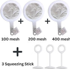 Kitchen Ultra-Fine Nylon Mesh Strainer I Filter Spoon Sieve For Soy Milk, Coffee, Milk, Yogurt, Juice, Enzymes, Honey, Wine, Rice Milk, Tofu brain