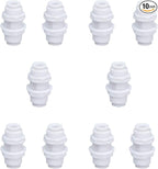 1/4" Bulkhead for Reverse Osmosis Water Filter,NSF Certified Plastic Push to Connect RO Fittings(pack 10)