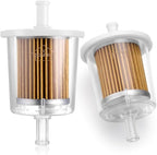 FUEL FILTER INDUSTRIAL HIGH PERFORMANCE UNIVERSAL INLINE GAS FILTER 5/16" 2 Pack