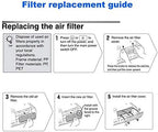 AWO Replacement Projector Air Filter Fit for EPSON ELPAF13 / V13H134A13 / 146370 EB-410W EB-410E EB-S6 EB-S62 EB-S6LU EB-W6 EB-X6 EB-X62 EB-X6LU EH-TW420 EMP-400W EMP-400WE EMP-822 EMP-822H EMP-83