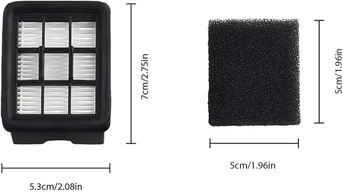 wet dry vacuum cleaner, Compatible For Redkey W12 Floor Scrubber Vacuum Replacement Spare Parts Accessorie HEPA Filter,for home and floor(4pcs)