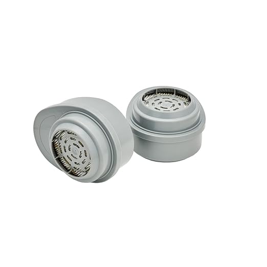 MSA 815641 Advantage Respirator Cartridge - Iodine Vapor/P100 (GMI), Quantity: 2 per Pack, Chemical and Combination Air-Purifying Respirator Cartridge
