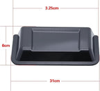 Black Air Intake Caps Dust Rain Cover Compatible For Jeep Compatible For Wrangler JK 2007-2017 ABS Hood Scoop Vent Cover 1 PCS