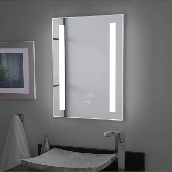 LED Bathroom Mirror with Demister Pad and Touch Switch (70x50)