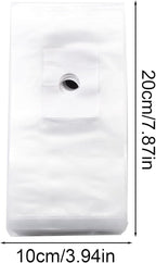 Drill Dust Cover Collector – Hole Cutter Dust Bag, Drill Debris Collector | 100PCS Installation Dust Control Bag, Dust Blocker Kit for Concrete Wall Boring, Efficient Seall Pouch for Corded Drill Use