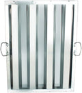 Soro Essentials- 16" W x 25" H Stainless Steel Commercial Kitchen Hood Filter with Handles- Hood Filters Range Hood Filter Range Hood Baffle Grease Filter for Restaurant Kitchen Exhaust Hoods