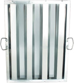 Soro Essentials- 16" W x 25" H Stainless Steel Commercial Kitchen Hood Filter with Handles- Hood Filters Range Hood Filter Range Hood Baffle Grease Filter for Restaurant Kitchen Exhaust Hoods