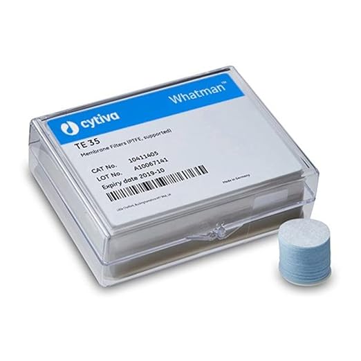 Whatman 10411111 White PTFE Membrane Filter Circle, 47mm Diameter, 5.0 Micron (Pack of 50)
