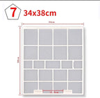 Air Conditioner Dustproof Filter Screen for Hisense Indoor Unit, Accessory for Hanging AC(34x38cm)