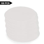 StonyLab Quantitative Filter Paper Circles, 74mm Diameter Cellulose Filter Paper with 20 Micron Particle Retention Medium Filtration Speed, Pack of 100