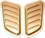 Car Hood Scoop Air Intake Vents Compatible For Hyundai Ix35 Solaris Compatible For Renault Captur Compatible For Kia And Sportage 4(Gold)