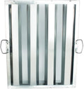 Soro Essentials- 16" W x 20" H Stainless Steel Commercial Kitchen Hood Filter with Handles- Hood Filters Range Hood Filter Range Hood Baffle Grease Filter for Restaurant Kitchen Exhaust Hoods