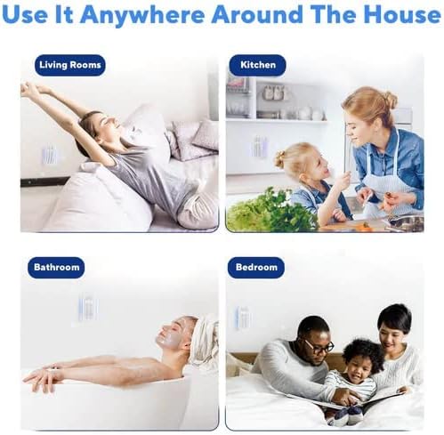 Clarifion - DSTx 2.0 Portable Air Purifier (3 Pack) - Plug In Air Ionizer HEPA Air Filter, Mini Personal Air Purifiers For, Bedroom and Pets Helps With Dust, Smoke, Airborne Dust and Odors