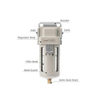 Industrial Air Dryer Filter 1/2”NPT,0-150PSI,Air Compressor Water Separator,Air Compressor Filter AF4000-04,5 Micron Brass Element,Semi-Auto Drain,Poly Bowl