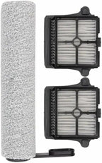 Replacement Main Brush and Filter Screen Compatible Parts for F10 for Slim Floor Scrubber, Wet Dry Vacuum Hard Floor Cleaner