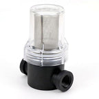 Precision Inline Filter 40 Mesh - 1/2 3/4 1 Inch Stainless Screen for Water Treatment & Greenhouse Systems(1l2 inch)