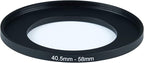 40.5mm to 58mm Step-Up Ring Filter Adapter for All Brands UV ND CPL Metal Ring Step-Up Rings Adapter Filter (40.5mm-58mm)