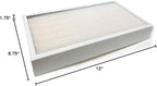Nispira F1 C01 T02 HEPA Replacement Filter for 3M Filtrete Room Air Purifier FAP-C01-F1, FAP-T02-F1, FAP-C01BA-G1, FAP-T02WA-G1, FAP-ST02W, FAP-ST02N. 12 in. x 6.75 in. Part FAPF-F1-A. 4 Pack