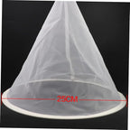 SECFOU 2pcs Fine Gauze Mesh Honey Strainer Filter Net for Kitchen Use for Homemade Honey Drinks and Filtering Waste Reusable and Easy to Clean