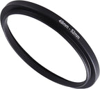 49-52mm Step-Up Ring Adapter, 49mm to 52mm Step Up Filter Ring for 49mm Lens Mount 52mm for DSLR Lenses and ND UV CPL IR Filters （49-52mm）