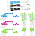 Ciieeo 8pcs Window Groove Cleaning Brush Set with Soft Bristles for Wet and Dry Use, Multi-Use Gap Scrubber Brushes for Window Tracks and Narrow Spaces Cleaning Tools for Household