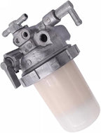 Fuel Filter 4 Pipe System 129100-55621 For Yanmar PC30/35 40/45 50/55 4TNE88-RAG2 With Oil-Water Separation Paper Silver 1 Pack