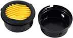 2PCS Air Compressor Silencer Filter, Metal Air Compressor Intake Filter Sound Muffler Silencer for Air Compressor, Silencer, Fliter (3/8 PT 16mm)