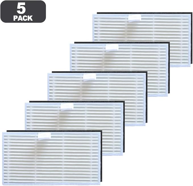 Washable HEPA Filters For Uninell UR3 Robot Vacuum Cleaner, Filter Paper Captures Fine Dust, Sturdy And Long-Lasting, Helps Keep Air Fresh And Floors Hygienic(10 PACK)