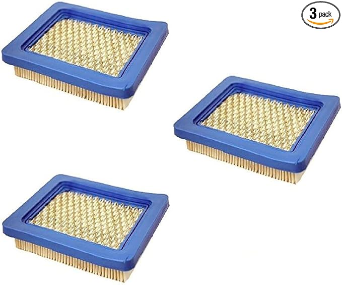 RAParts 3 Pk Air Filter Set Fits Briggs and Stratton 3-5HP Horizontal 3.5-6HP Quantum