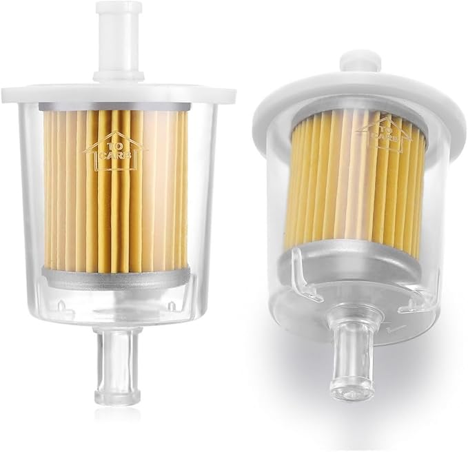 FUEL FILTERS INDUSTRIAL HIGH PERFORMANCE UNIVERSAL INLINE GAS FUEL LINE 3/8" 10 Pack