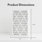 Nispira 5-Micron 3410 Outer Air Filter Replacement Compatible with WEN 3410 / POWERTEC AF4000 / Shop Fox W1830 / Grizzly G0738 Air Filtration System Part 90243-027-2, 2 Packs