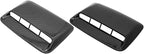 Car Universal Hood Vent Air Outlet Cover Compatible For Infiniti And Mazda Compatible For Tesla Hood Scoop Air Flow Intake Vent Cover(Bright Black)