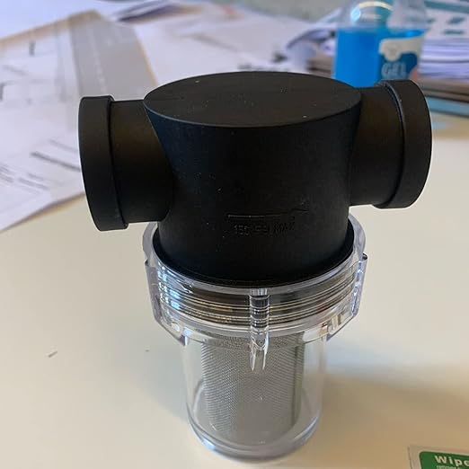 Heavy-Duty Inline Strainer Kit - 1/2 3/4 1 Inch High Pressure Filter for Farm Equipment & Garden Hose Systems(1/2")