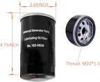 Tune Up Kit Fit for Onan Marquis Gold RV QG 5500/7000 Generators Replacement Parts 140-3116 Air Filter, 149-2341-01 Fuel Filter, 122-0836 Oil Filter & Wrench, 167-1638 Spark Plug & Gap Tool