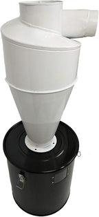 TECHTONGDA Cyclone Dust Separator 5.9inch Outlet for Vacuum Dust Collector Extractor Filter Woodworking with 13.2 Gallon Collection Drum