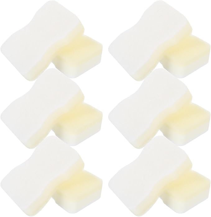 Didiseaon 15pcs Lampshade Cleaner Sponge Set, Dry Cleaning Dust and Soot Removal Sponges, Reusable Fabric Cleaning Puff for Lampshades, Curtains, Pet Hair, and Crafts