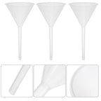 Veemoon 10pcs 90mm Plastic Triangle Funnels Pp Laboratory Filling Funnels Scientific Filter for Lab and Industrial Liquid Transfer