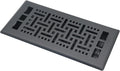 Floor Vents Heavy Duty Walkable Steel Floor Registers 4x10 Inch Floor Air Vent Easy Adjust Air Supply Lever Floor Vent Register Black Color