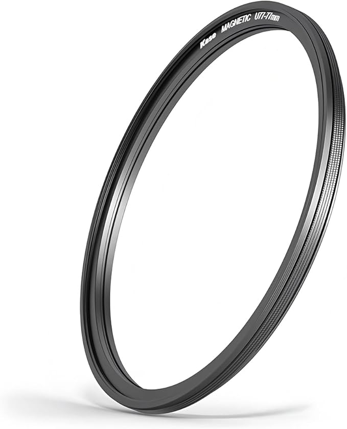 Kase 52mm Magnetic Screw in Adapter Ring Kit, Brass Magnetic to Threaded Filter Adapter Rings for Camera Lenses, Ultra-Thin 3.4mm Profile, Quick-Release Design, Compatible with UV CPL ND Filters