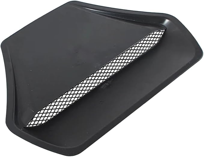 Car Hood Engine Air Outlet Vent Cover Trim Air Flow Intake Cover Trim Compatible For Honda And Civic 2016-2020(Black)