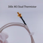 Ender 3 M3 Thermistor 300°C 1m/39.4Inch, 3D Printer M3 Stud Thermistor, NTC 100K 3950 Thermistor Use for Ender 3/Ender 3 Pro/Ender 3 v2 CR10,CR10s J-Head 3D Printer Hotend Thermistor,