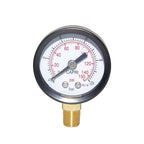 Joywayus Pressure Gauge 0 to 150 PSI Brass 1/8" Male NPT Thread Lower Mount, Multiple Function