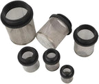 Durable 304 Stainless Steel Water Filter Screen - 1/2" to 2" External Thread for Aquariums, Ponds, Hydroponics(20Pcsx1/2In)